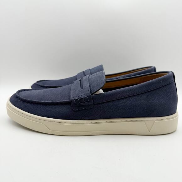 Vionic Mens Thompson Loafers US 11.5 M EU 44.5 Navy Blue Suede NIB main image 5